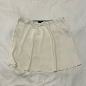 J. Crew Ivory Silky Skirt